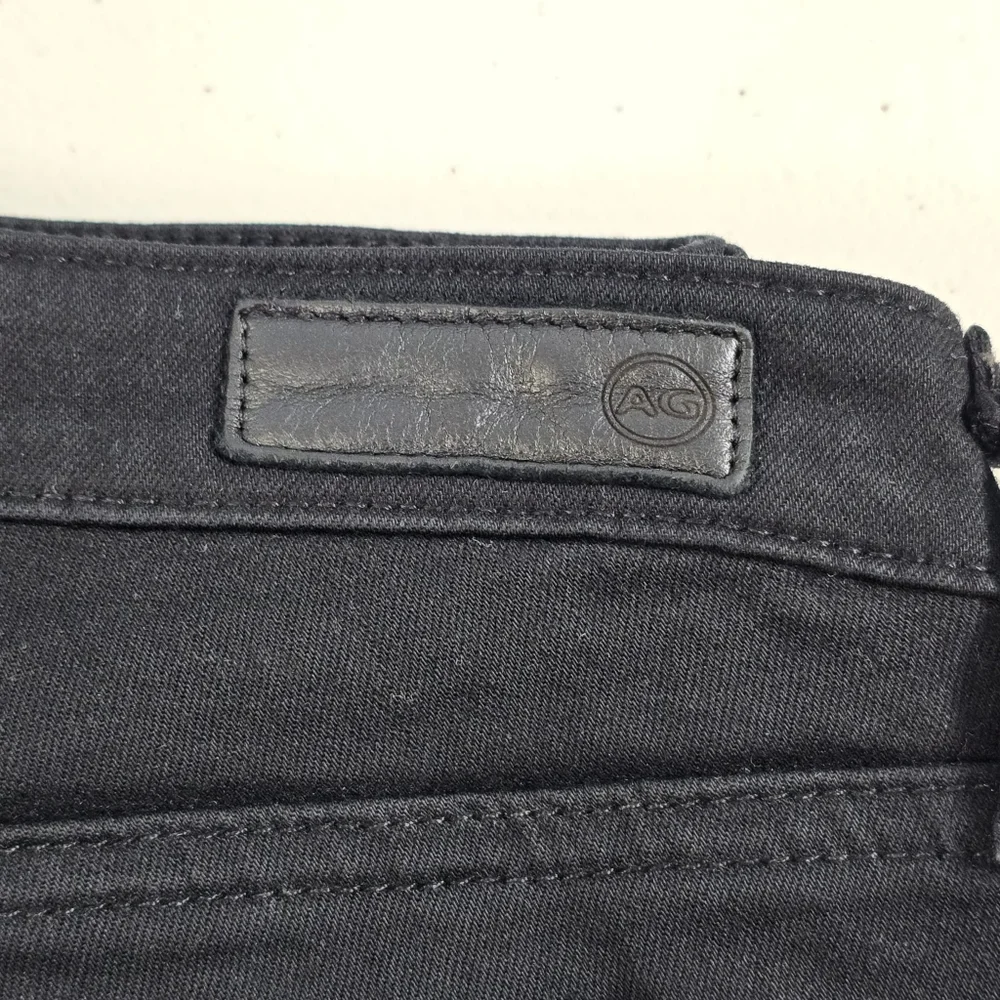 AG Adriano Goldschmied The Farrah Skinny Ankle High Rise Black Casual Size 25